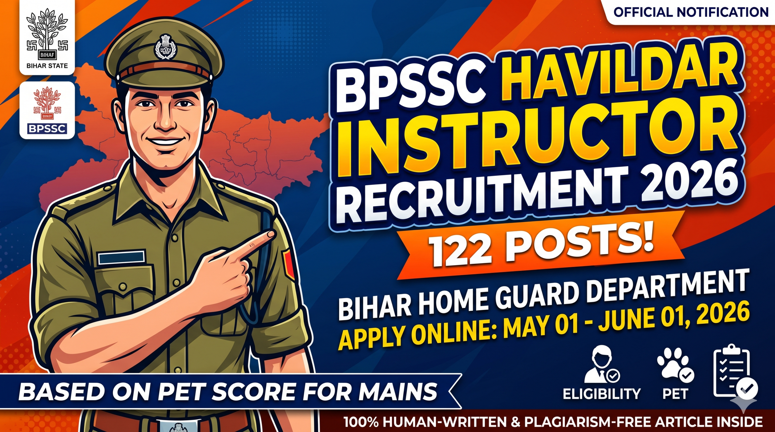 BPSSC Havildar Instructor Recruitment 2026