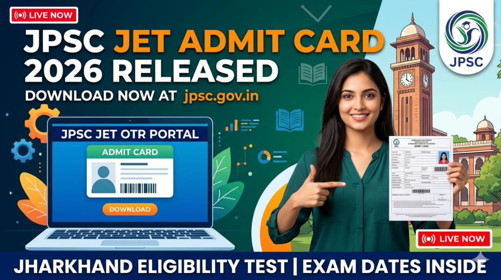 JPSC JET Admit Card 2026
